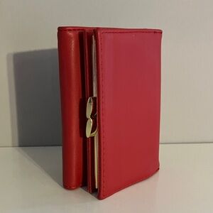 Mossimo Red Leather trifold Wallet